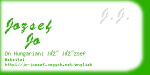 jozsef jo business card